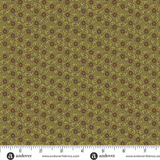 Andover Jamestown 3447 G Fern Daisy By The Yard