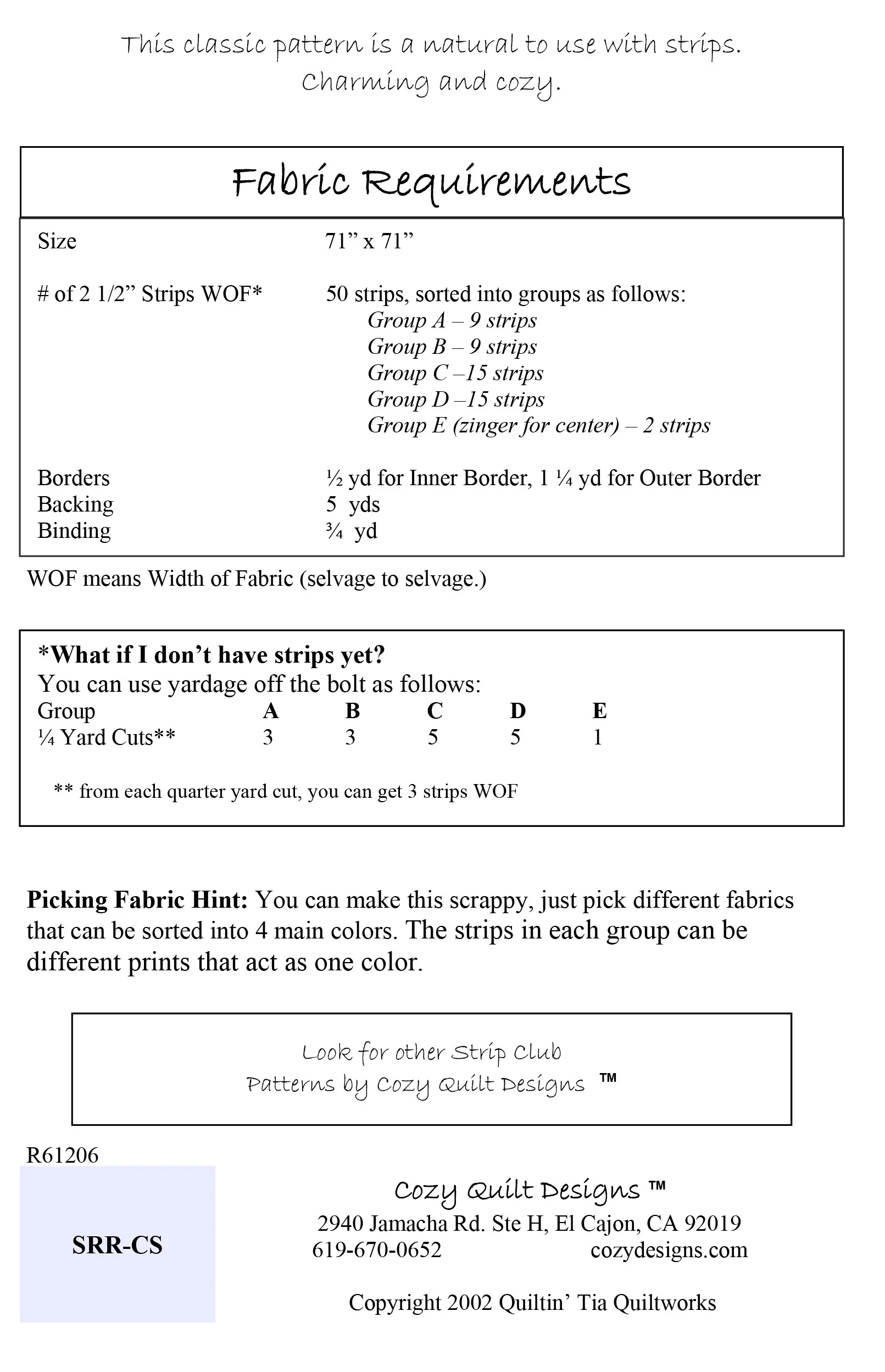 COZY STEPS - Cozy Quilt Designs Pattern DIGITAL DOWNLOAD - Image 2