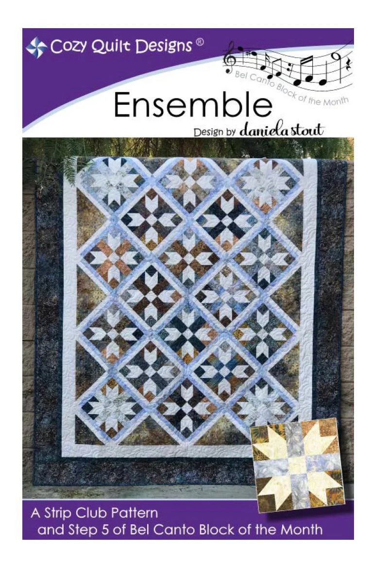 ENSEMBLE - Cozy Quilt Designs Pattern DIGITAL DOWNLOAD