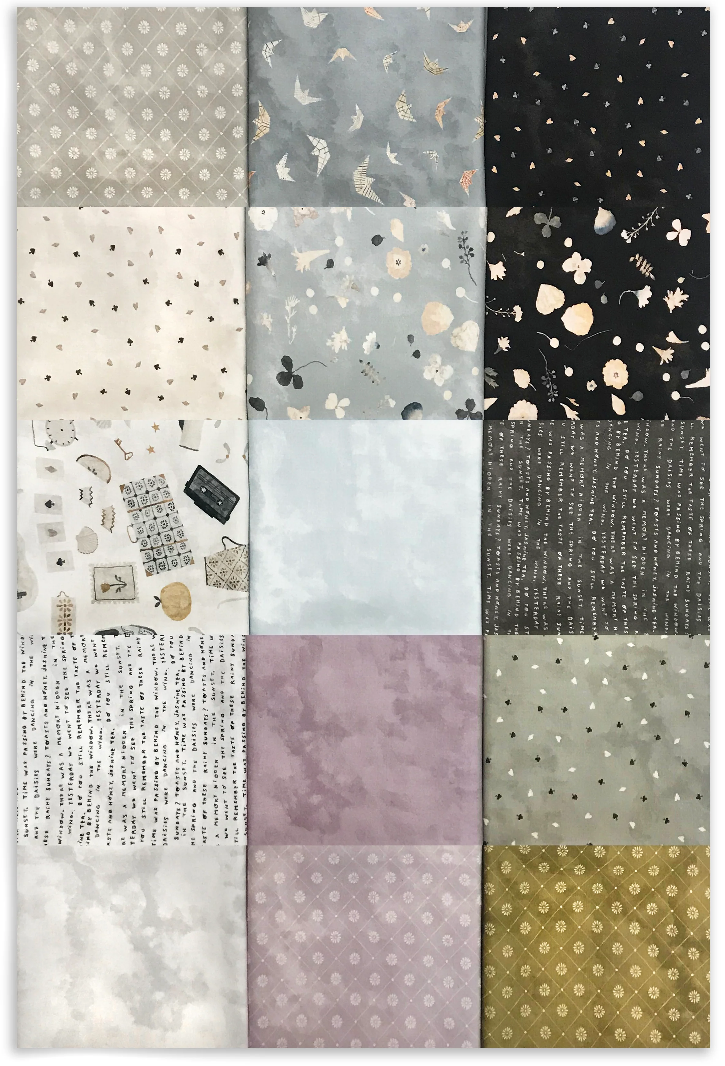 FIGO Memories Pre-Cut 15 Piece Fat Quarter Bundle - Image 2