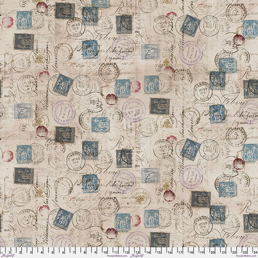 Free Spirit Foundations PWTH021 Taupe Correspondence By The Yard