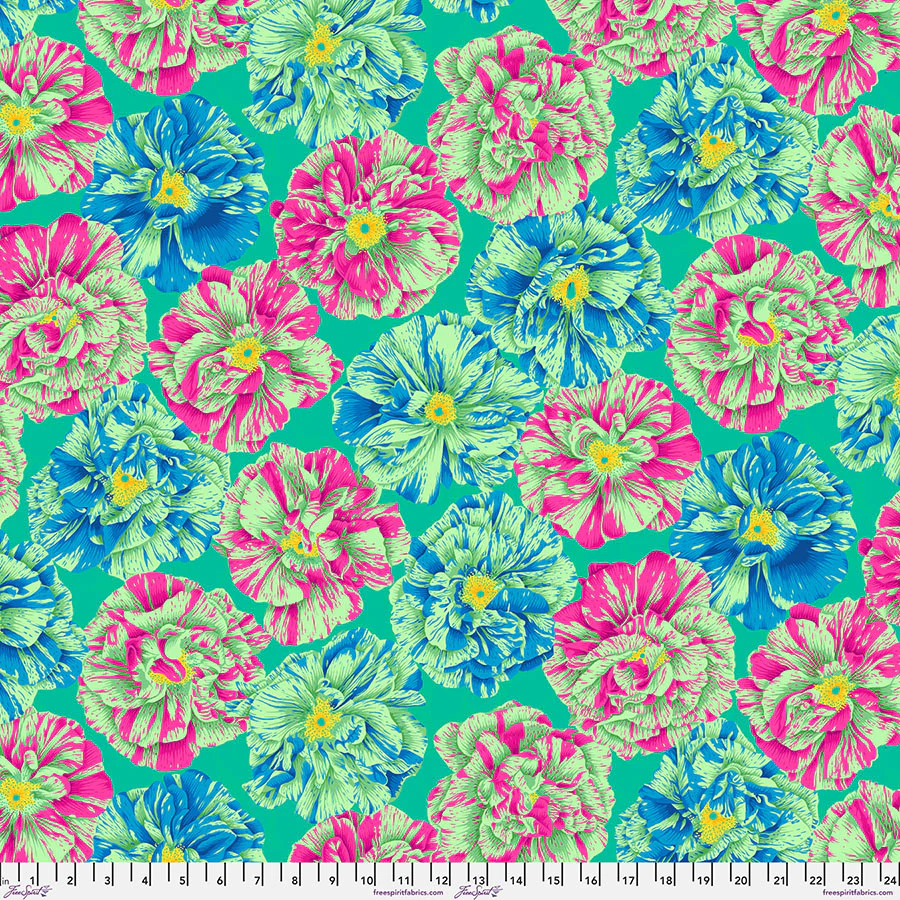 Free Spirit Kaffe Fassett Collective PWPJ061 Cool Bouffant By The Yard