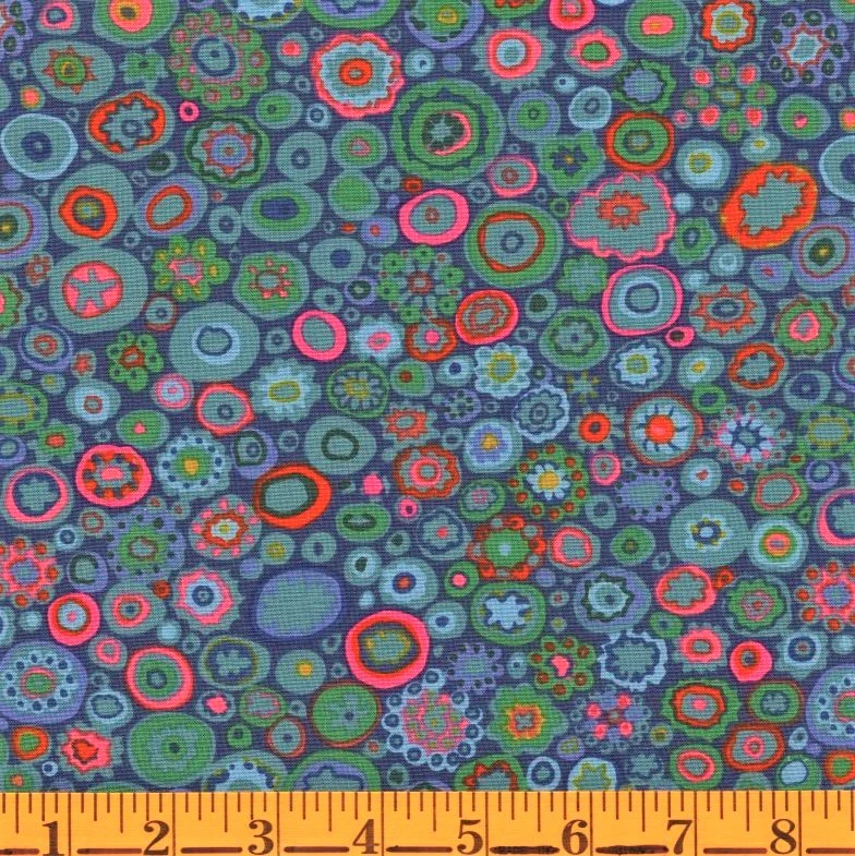 Free Spirit Kaffe Fassett GP20 Teal Paperweight By The Yard