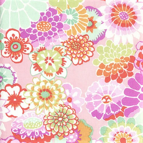 Free Spirit Kaffe Fassett Collective GP89 Pink Asian Circles By The Yard