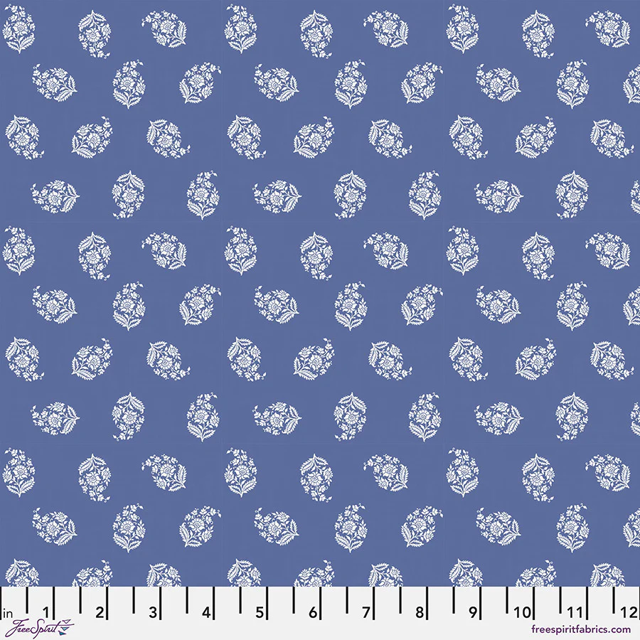 Free Spirit New Traditional PWLA012 Periwinkle Brittany By The Yard
