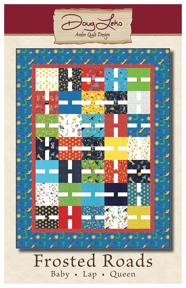 FROSTED ROADS - Antler Quilt Design Pattern DIGITAL DOWNLOAD