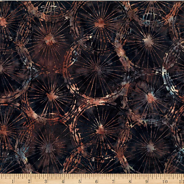 Hoffman Bali Batik W2599 180 Walnut Circles By The Yard