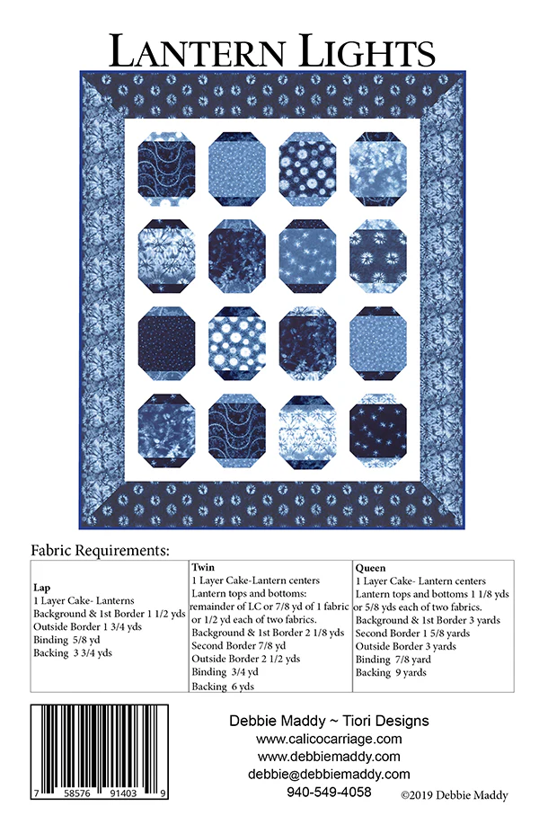 LANTERN LIGHTS - Calico Carriage Quilt Designs Pattern CCQD175 DIGITAL DOWNLOAD - Image 2