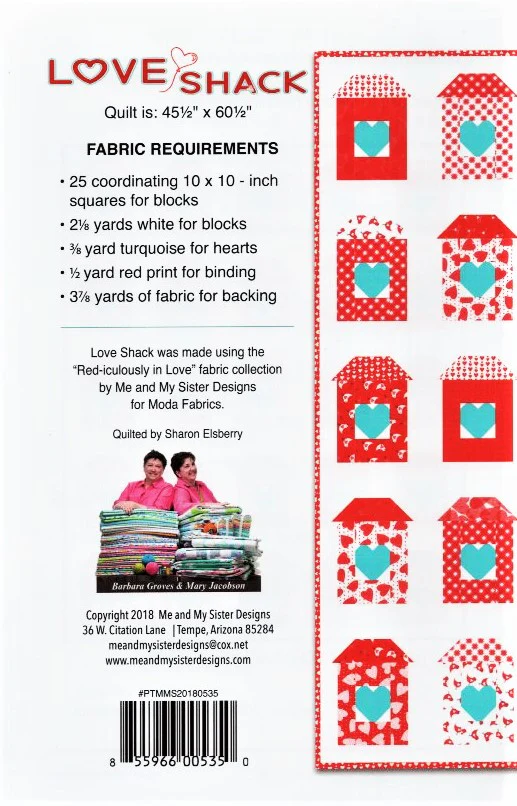 LOVE SHACK - Me & My Sister Designs Pattern - Image 2