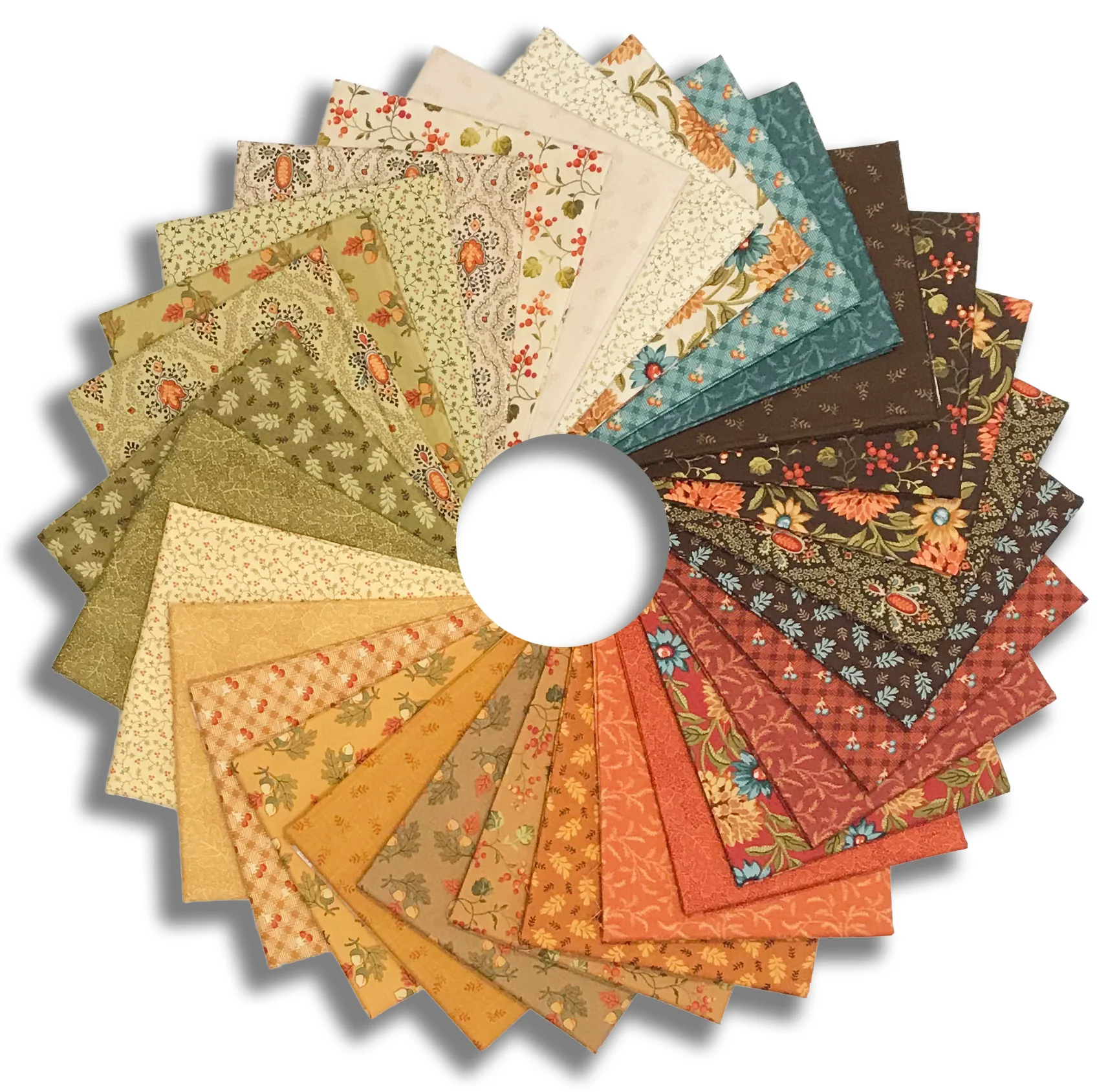 Matt's Cut Andover Pre-Cut 30 Piece Fat Quarter Bundle - Autumn Woods