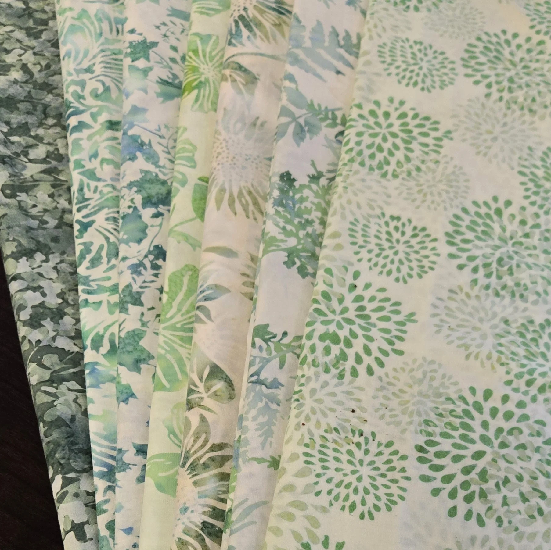 Matt's Mystery Bundles -  5.67 yards - Batiks #16 - Assorted Remnants