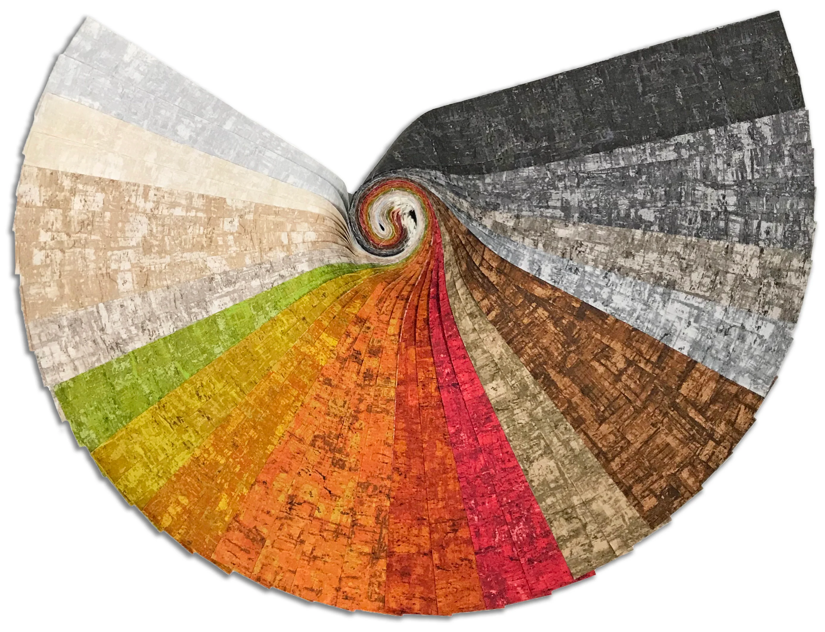 Matt's Pre-Cut 40 Piece 2 1/2" Jelly Roll Strips - Nitty Gritty - Earth Tones