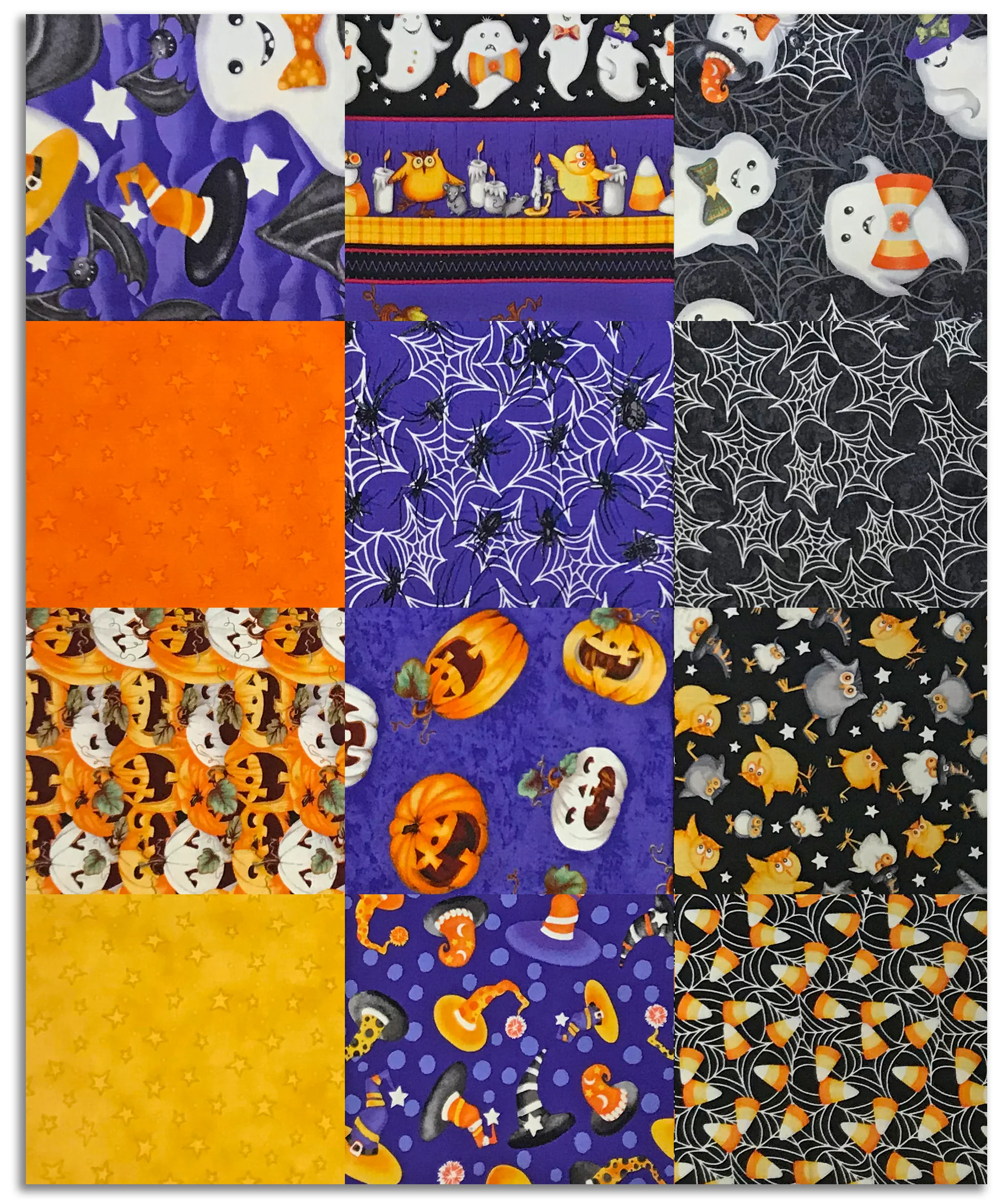 Matt's Pre-Cut Henry Glass & Co. 12 Piece Fat Quarter Bundle - Boo Whoo! - Image 2