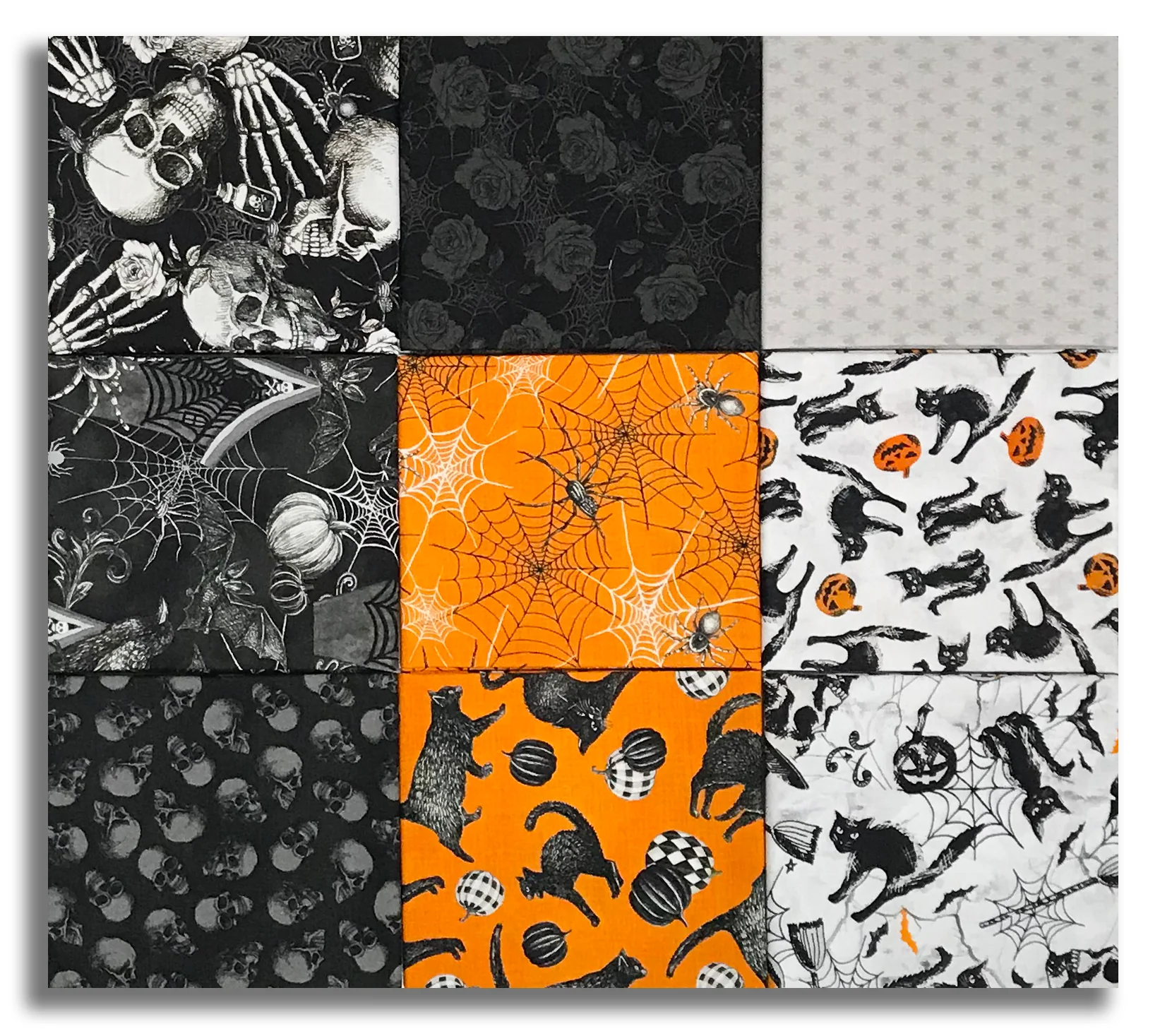 Matt's Studio E Pre-Cut 9 Piece Fat Quarter Bundle - Fear Factory - Image 2