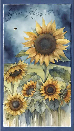 Matt's Wilmington Pre-Cut 14 Piece Fat Quarter Bundle With 24" PANEL - Sunkissed - Image 3