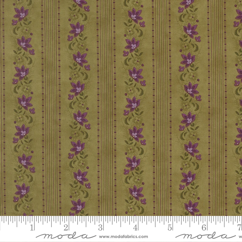 Moda Collection For A Cause Essence 46275 14 Clover Floral Stripe By The Yard