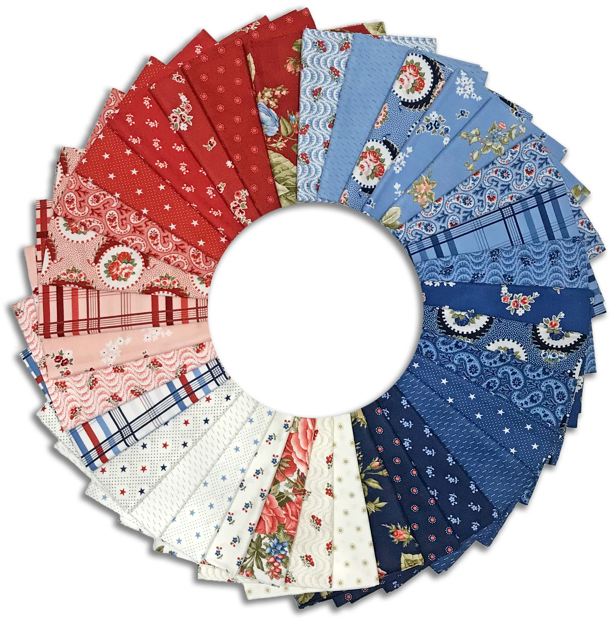 Moda - Pre-Cut 34 Piece Fat Quarter Bundle - Grand Haven