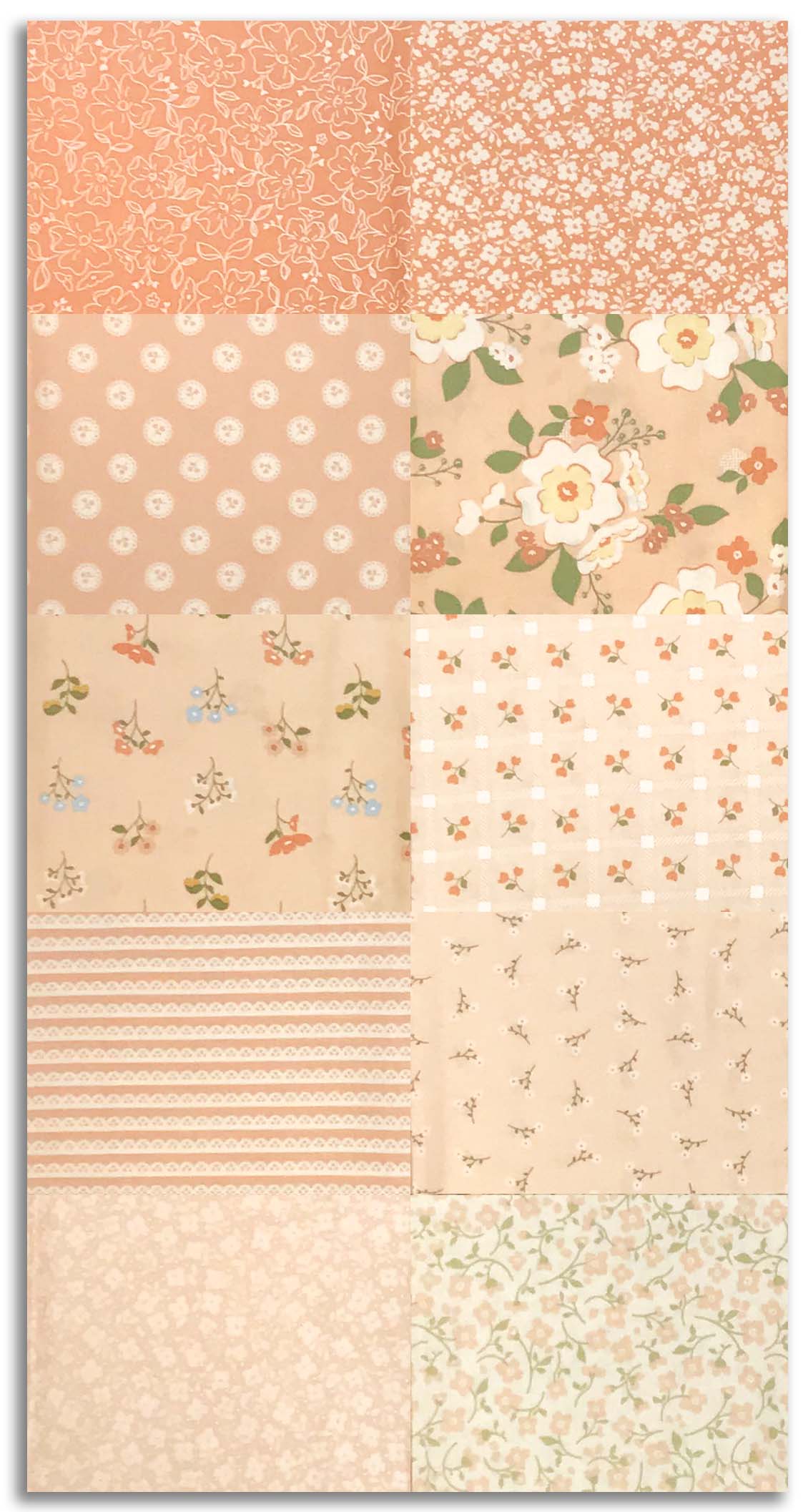 Moda - Pre-Cut 40 Piece Fat Quarter Bundle - Dainty Meadow - Image 7