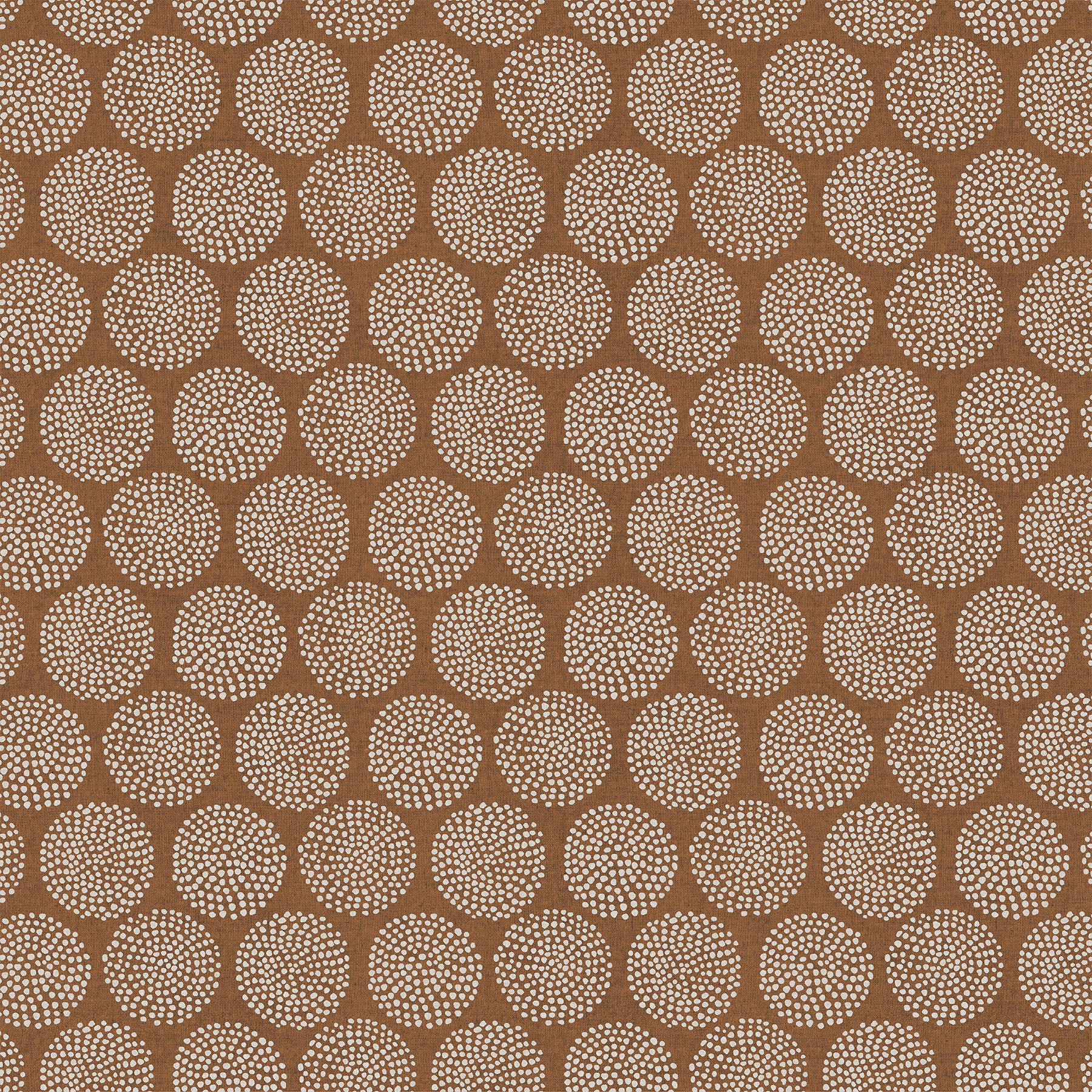 Northcott Modern Elements 28171 38 Rust Big Circles By The Yard