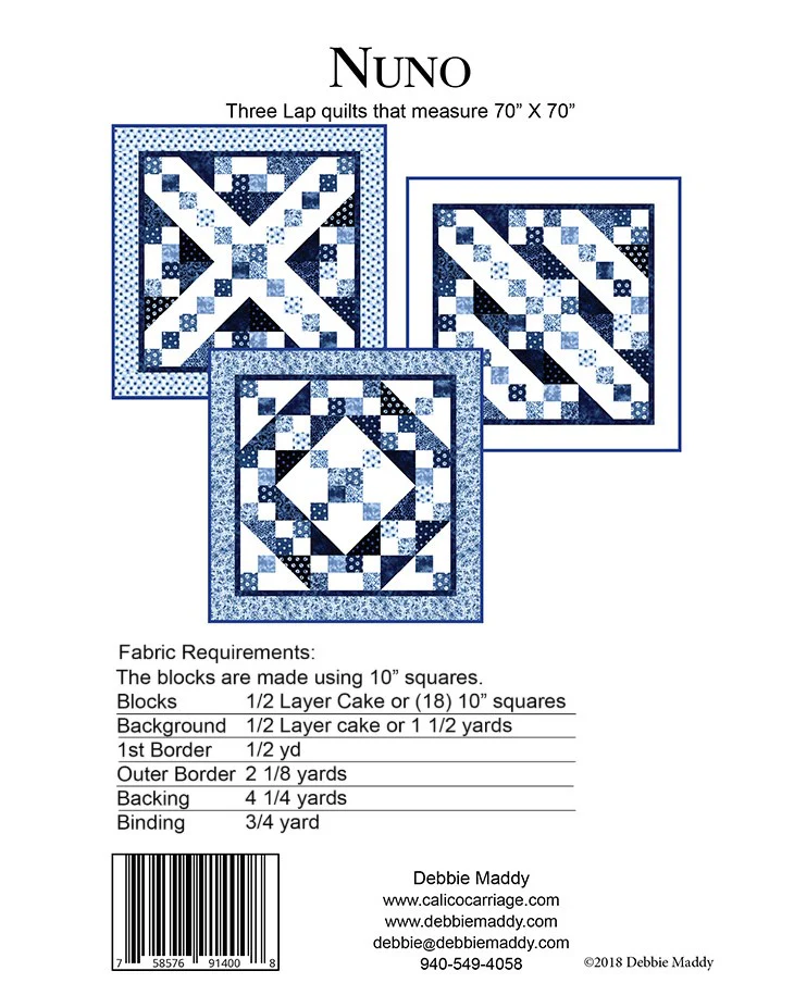 NUNO - Calico Carriage Quilt Designs Pattern CCQD172 DIGITAL DOWNLOAD - Image 2