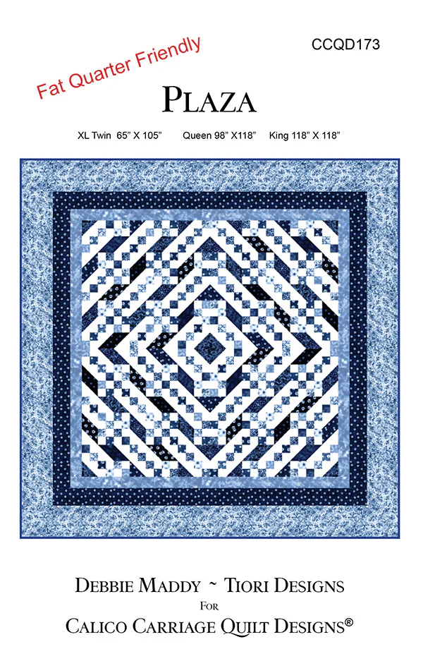 PLAZA - Calico Carriage Quilt Designs Pattern CCQD173 DIGITAL DOWNLOAD
