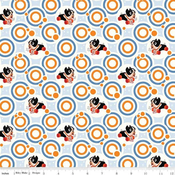 Riley Blake Pop 'n Play C15721 LeCreme Bubble Dots By The Yard