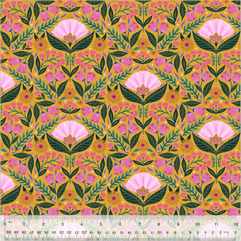 Windham Dayspring 54799 4 Golden Ochre Botanica By The Yard