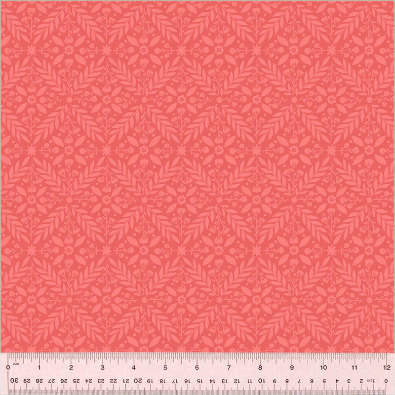 Windham Dayspring 54803 9 Coral Lattice By The Yard