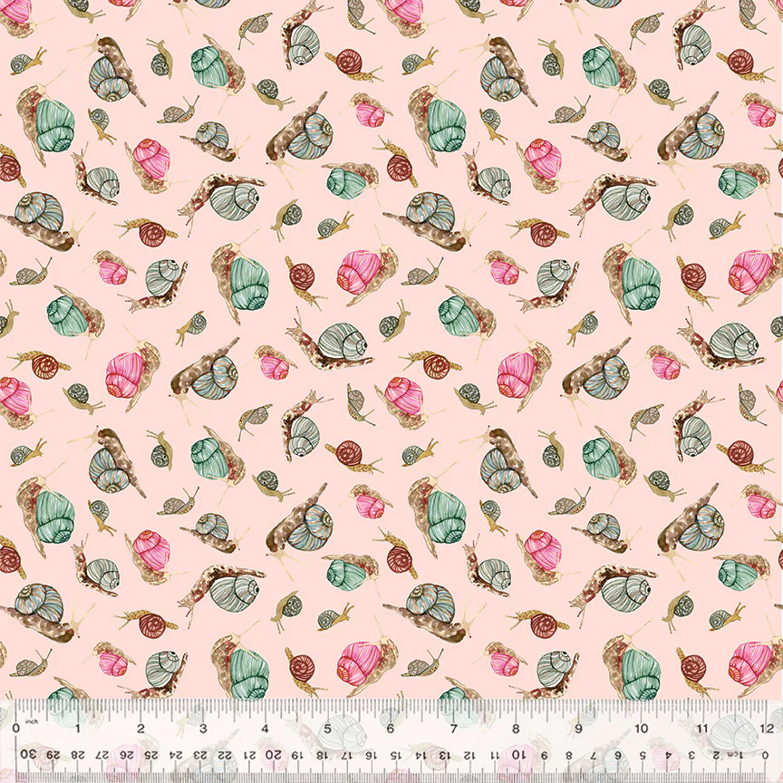 Windham Forest Fruits 54773D 8 Pale Pink Snails By The Yard